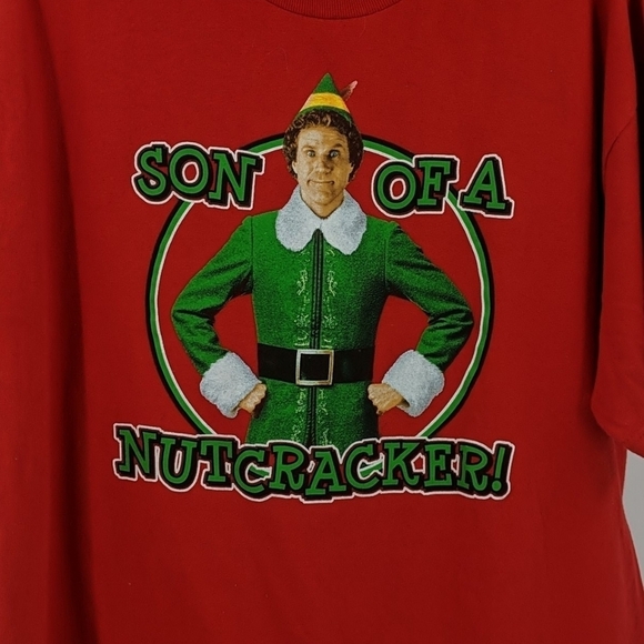Men's ELF THE MOVIE Son of a Nutcracker T-shirt - Picture 2 of 4